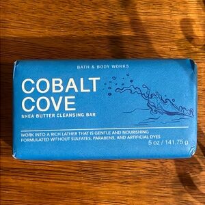 NWT BBW Cobalt Cove Shea Butter Cleansing Bar of Soap